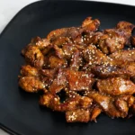 양념 돼지목살 marinated pork shoulder