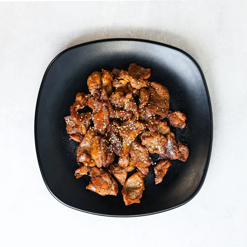 양념 돼지목살 marinated pork shoulder