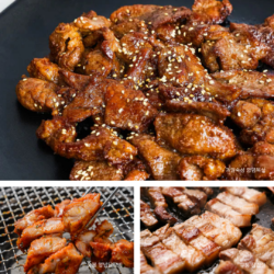 bbq 고기 3종 세트 bbq meat set of 3