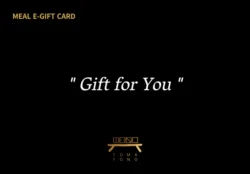 TOMA TONO Meal E-Gift Card