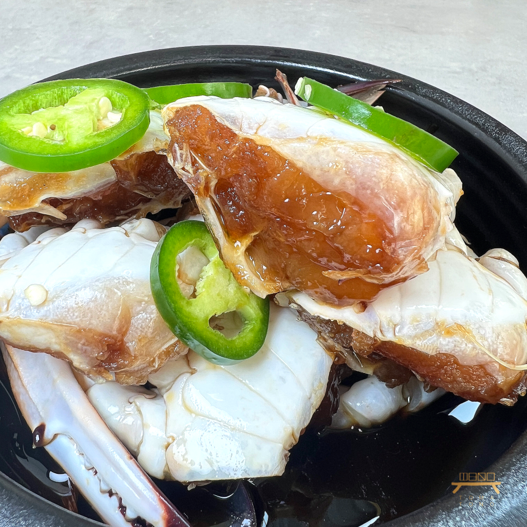 꽃게 간장게장 marinated raw blue crab in soy sauce