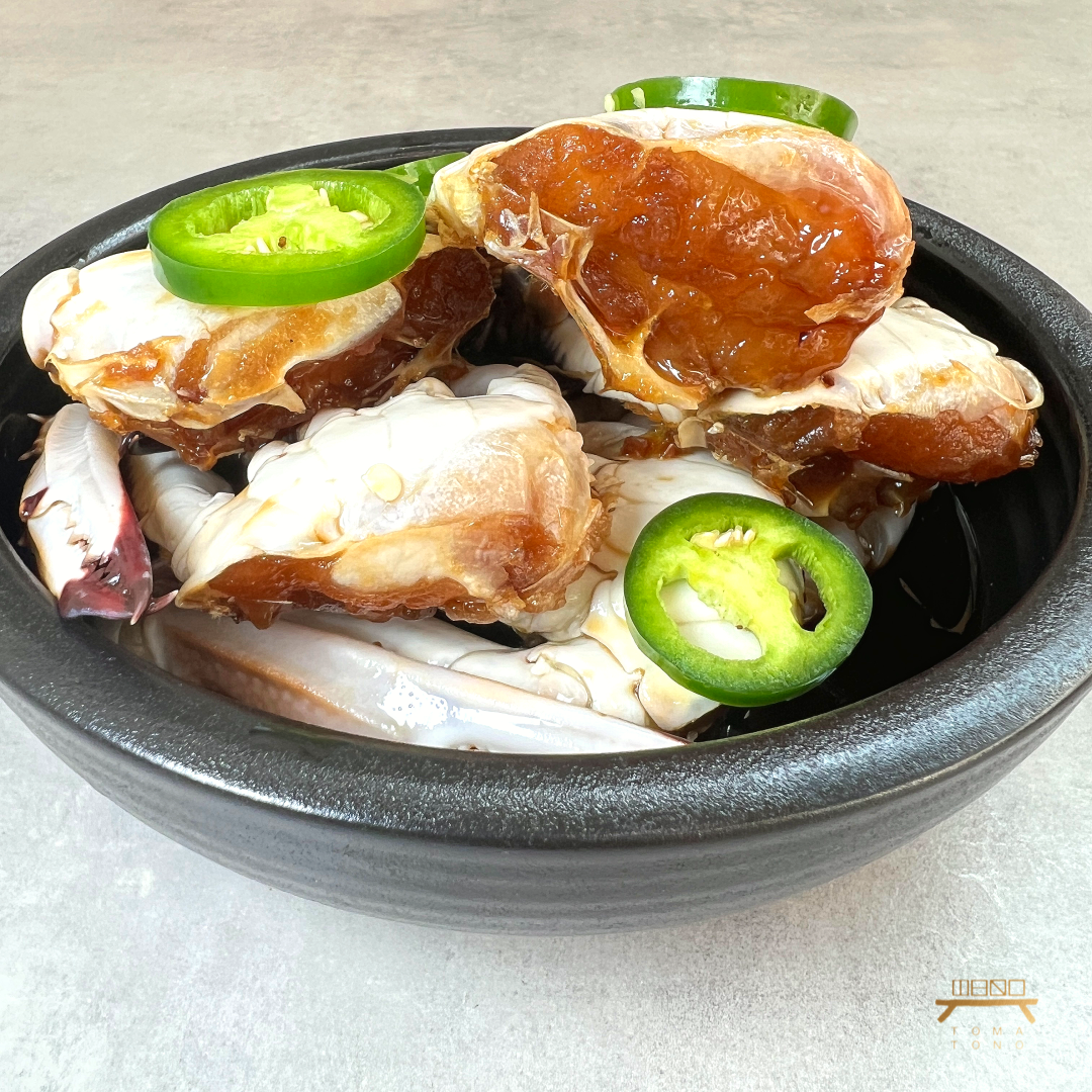 꽃게 간장게장 marinated raw blue crab in soy sauce