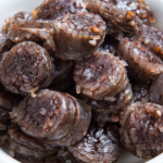 순대 (완조리) korean blood sausage (cooked)