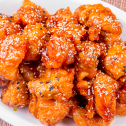 양념 닭강정 korean boneless fried chicken
