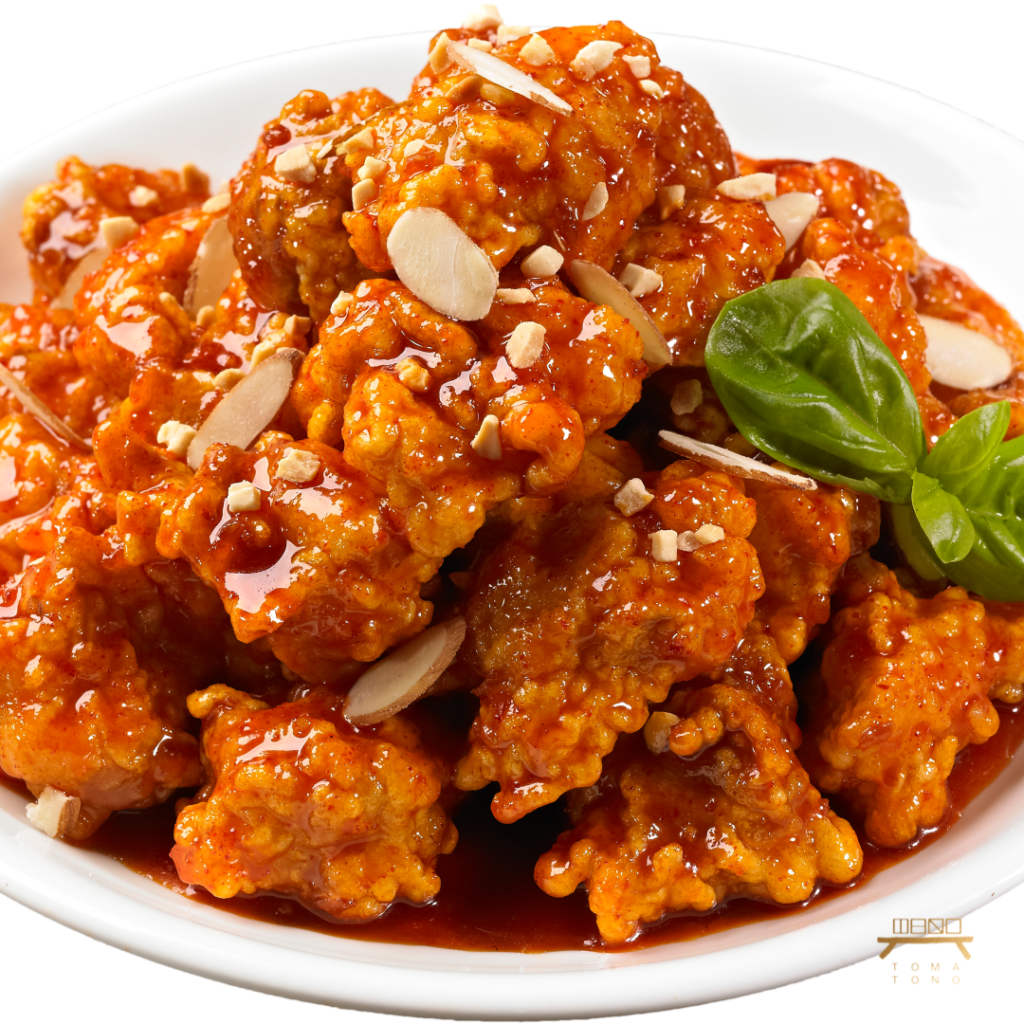 양념 닭강정 korean boneless fried chicken