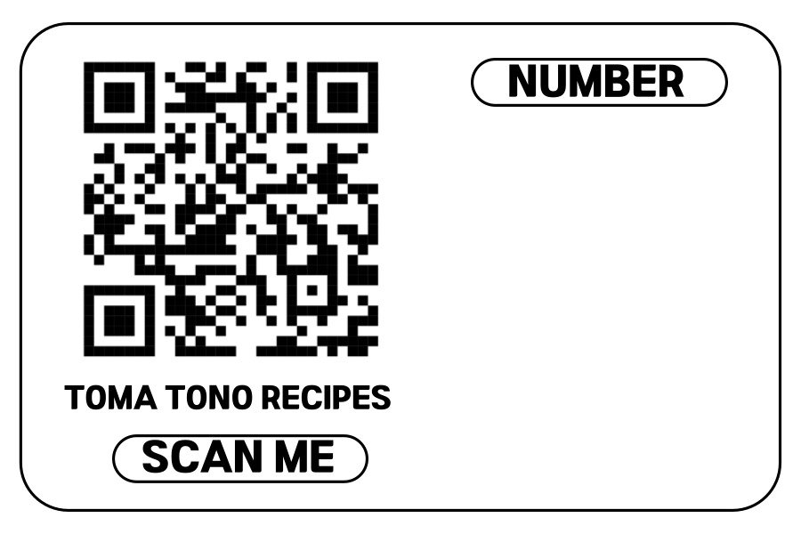 tomatono recipes qr