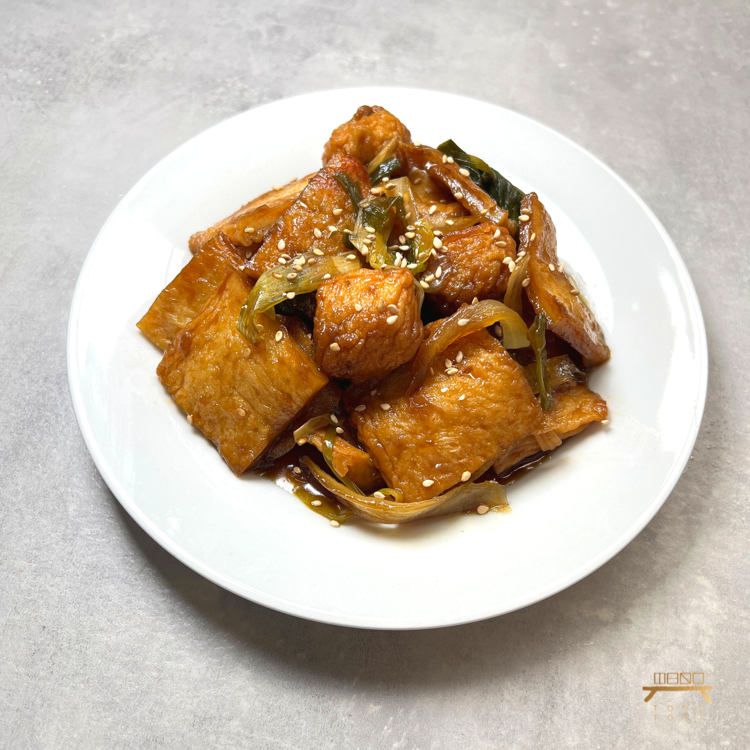 통통 어묵조림 (완조리) Braised Fish Cake in Sweet Soy Sauce (Cooked)